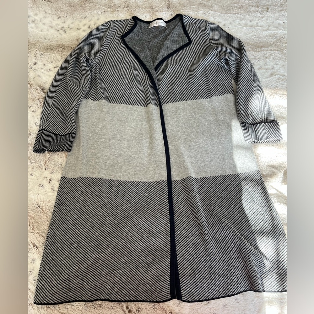 Jones Studio Black and Gray Women's Cardigan